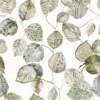 Giardino Fabric from Cristina Marrone Giardino collection - black-grey botanical cotton
