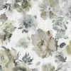Giardino Fabric from Cristina Marrone Giardino collection - black-grey botanical cotton