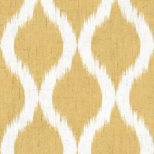Giardino Fabric from Cristina Marrone Giardino collection - yellow geometric cotton