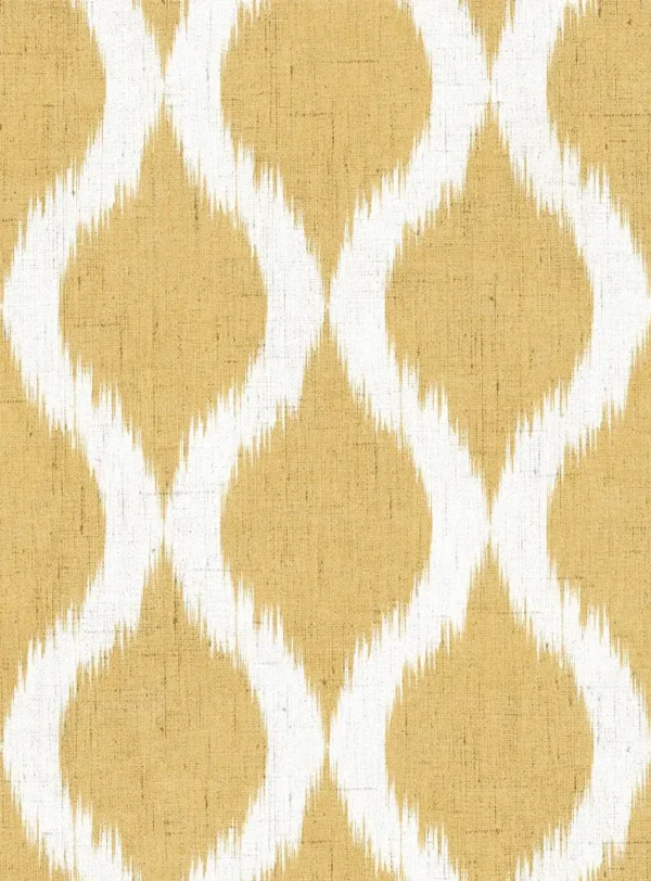Giardino Fabric from Cristina Marrone Giardino collection - yellow geometric cotton
