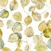 Giardino Fabric from Cristina Marrone Giardino collection - yellow botanical cotton