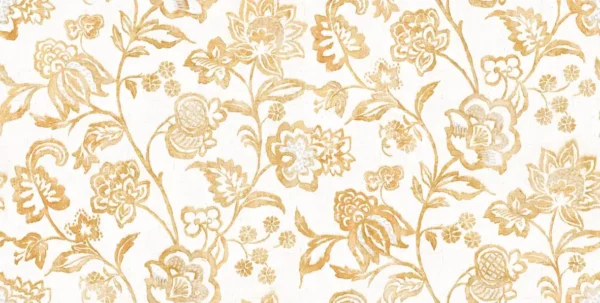 Giardino Fabric from Cristina Marrone Giardino collection - yellow botanical cotton