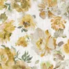 Giardino Fabric from Cristina Marrone Giardino collection - yellow botanical cotton