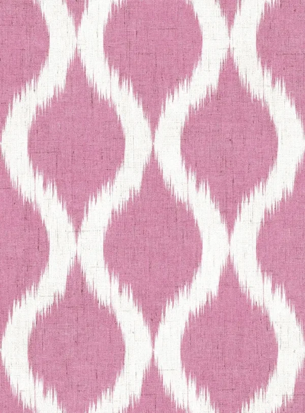 Giardino Fabric from Cristina Marrone Giardino collection - pink geometric cotton