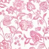 Giardino Fabric from Cristina Marrone Giardino collection - pink botanical cotton