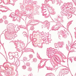 Giardino Fabric from Cristina Marrone Giardino collection - pink botanical cotton