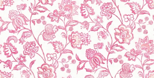 Giardino Fabric - GIA4269 by Giardino Fabric from Cristina Marrone Giardino collection - pink botanical cotton
