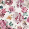 Giardino Fabric from Cristina Marrone Giardino collection - pink botanical cotton