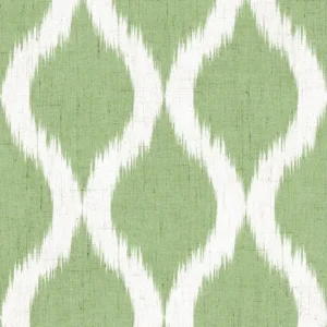 Giardino Fabric from Cristina Marrone Giardino collection - green geometric cotton