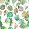 Giardino Fabric from Cristina Marrone Giardino collection - green botanical cotton