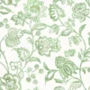 Giardino Fabric from Cristina Marrone Giardino collection - green botanical cotton