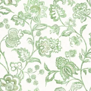 Giardino Fabric from Cristina Marrone Giardino collection - green botanical cotton