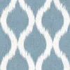 Giardino Fabric from Cristina Marrone Giardino collection - blue geometric cotton