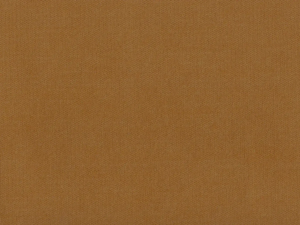 Luna Fabric - Cognac by Luna Fabric from Cristina Marrone Luna collection - brown plain velvet-chenille