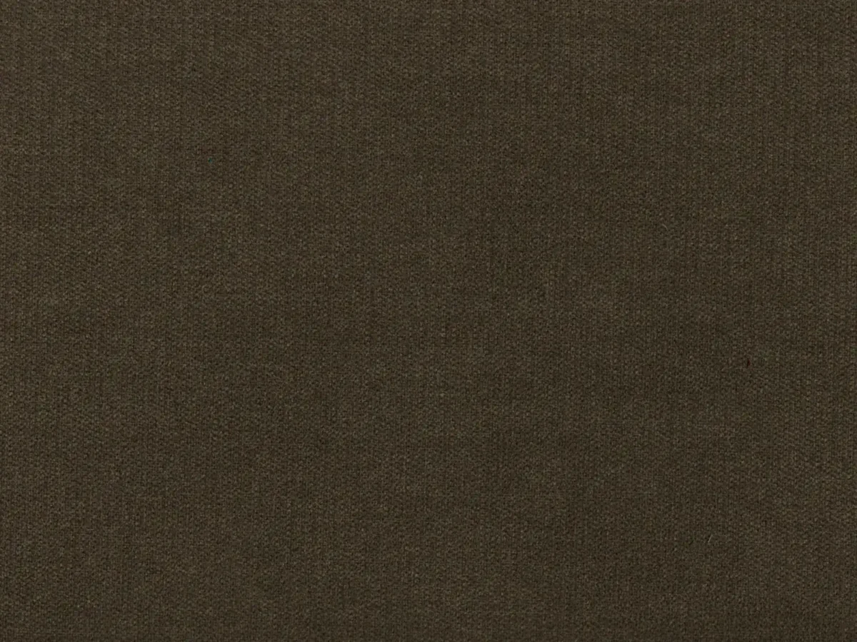 Luna Fabric - Espresso by Luna Fabric from Cristina Marrone Luna collection - brown plain velvet-chenille