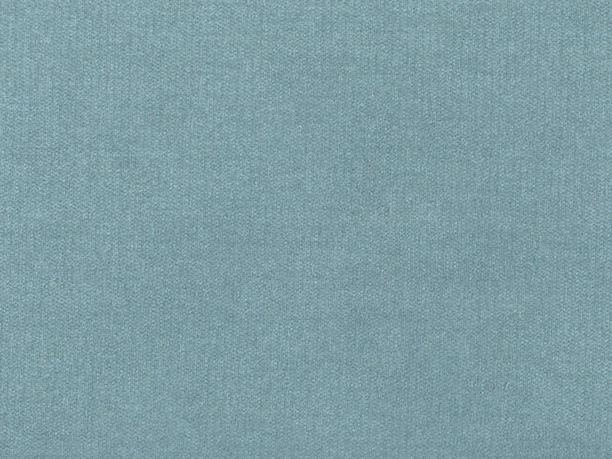 Luna Fabric - Aqua by Luna Fabric from Cristina Marrone Luna collection - blue plain velvet-chenille