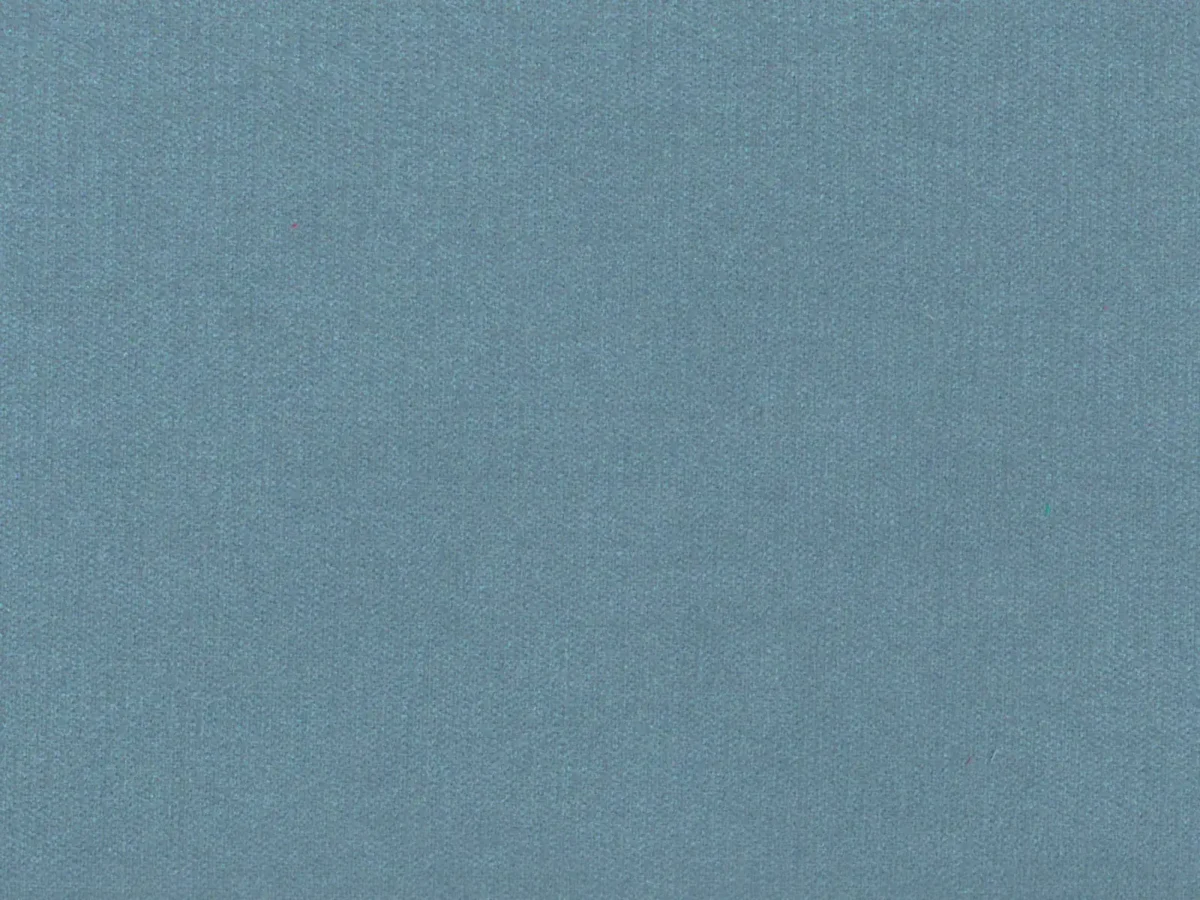Luna Fabric - Azure by Luna Fabric from Cristina Marrone Luna collection - blue plain velvet-chenille