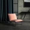 Plush Velvet Fabric from Warwick Plush Velvet IV collection - brown plain velvet-chenille