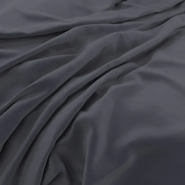 Plush Velvet Fabric - Aegean by Plush Velvet Fabric from Warwick Plush Velvet IV collection - black-grey plain velvet-chenille
