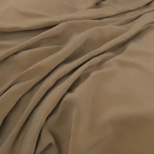 Plush Velvet Fabric from Warwick Plush Velvet IV collection - brown plain velvet-chenille