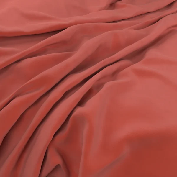 Plush Velvet Fabric from Warwick Plush Velvet IV collection - red plain velvet-chenille