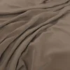 Plush Velvet Fabric from Warwick Plush Velvet IV collection - brown plain velvet-chenille