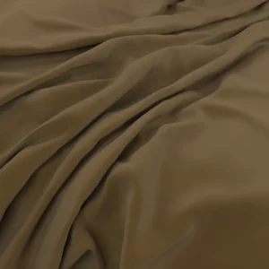 Plush Velvet Fabric from Warwick Plush Velvet IV collection - brown plain velvet-chenille