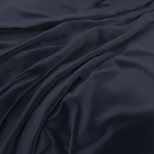 Plush Velvet Fabric from Warwick Plush Velvet IV collection - blue plain velvet-chenille