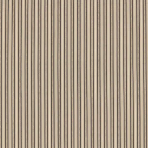 Brookhaven Fabric from Warwick Hampton Weaves & Embroideries collection - black-grey striped woven