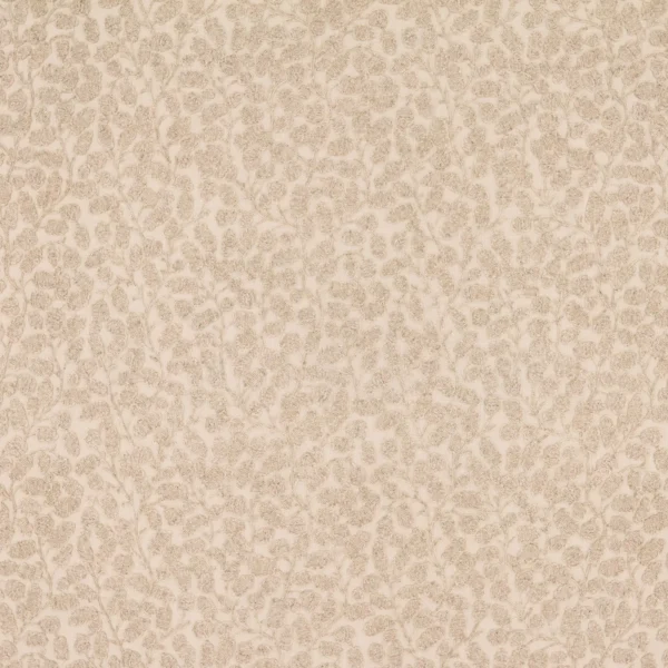 Gardiner Fabric - Oyster by Gardiner Fabric from Warwick Hampton Weaves & Embroideries collection - neutral botanical embroideried