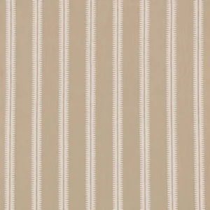 Meschutt Fabric from Warwick Hampton Weaves & Embroideries collection - neutral striped embroideried