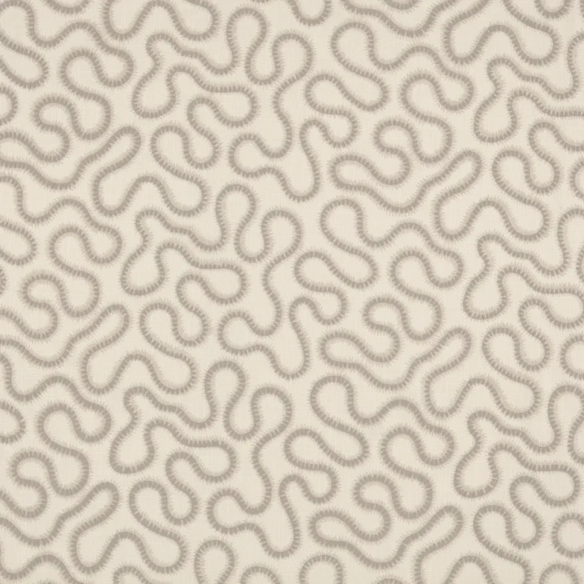 Orient Fabric - Gull by Orient Fabric from Warwick Hampton Weaves & Embroideries collection - black-grey misc embroideried