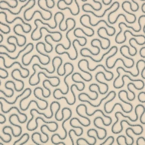 Orient Fabric from Warwick Hampton Weaves & Embroideries collection - blue misc embroideried