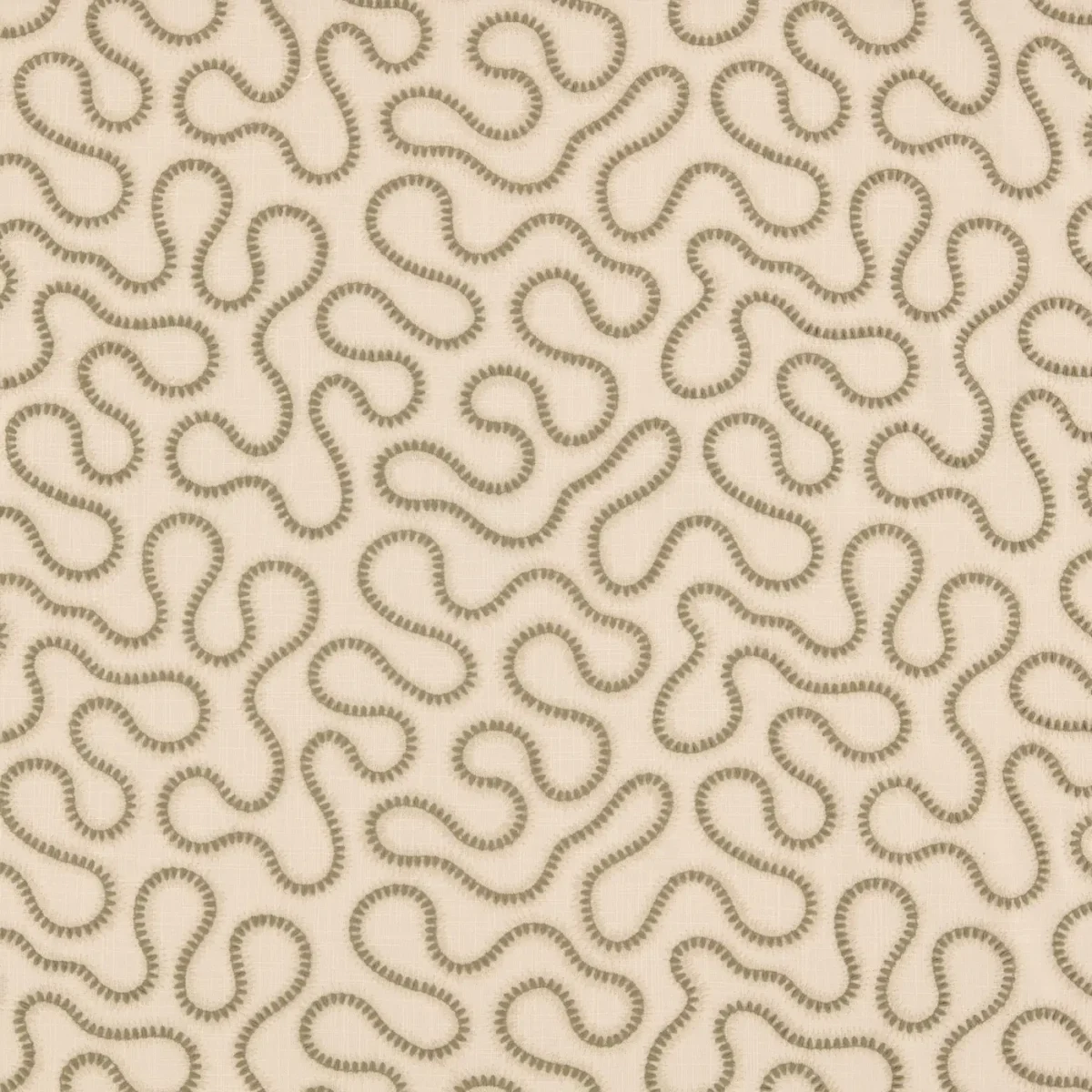 Orient Fabric from Warwick Hampton Weaves & Embroideries collection - green misc embroideried