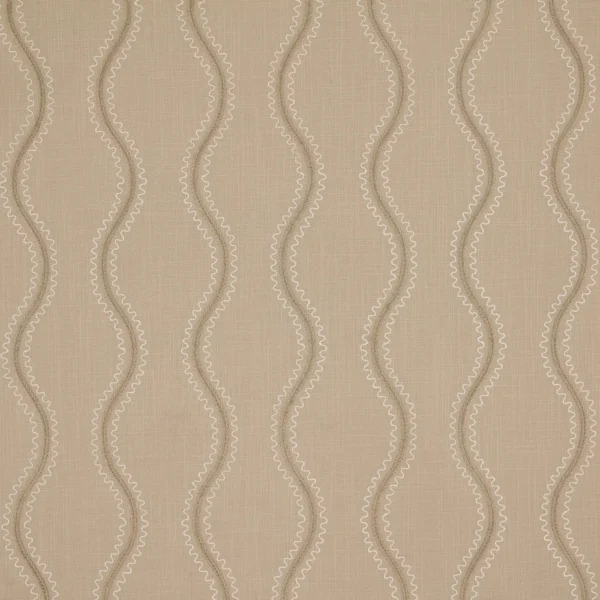 Riverhead Fabric from Warwick Hampton Weaves & Embroideries collection - brown misc embroideried