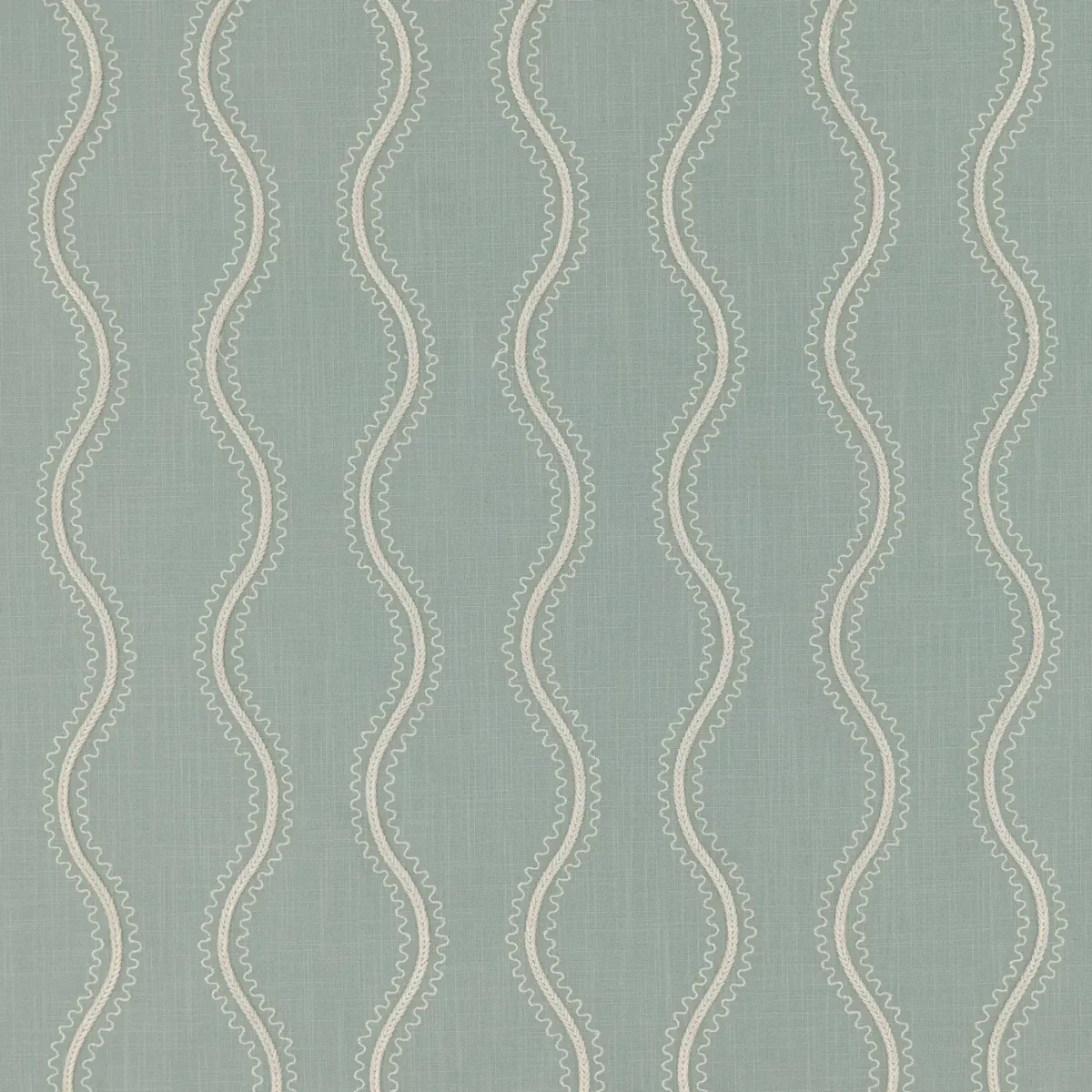 Riverhead Fabric - Saltwater by Riverhead Fabric from Warwick Hampton Weaves & Embroideries collection - blue misc embroideried