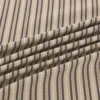 Brookhaven Fabric from Warwick Hampton Weaves & Embroideries collection - black-grey striped woven