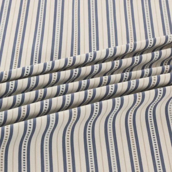 Brookhaven Fabric - Nautica by Brookhaven Fabric from Warwick Hampton Weaves & Embroideries collection - blue striped woven