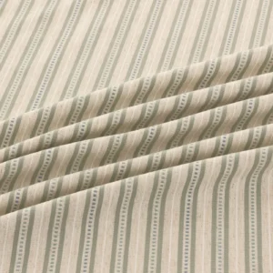 Brookhaven Fabric from Warwick Hampton Weaves & Embroideries collection - green striped woven