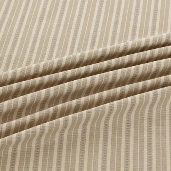 Brookhaven Fabric - Gull by Brookhaven Fabric from Warwick Hampton Weaves & Embroideries collection - black-grey striped woven