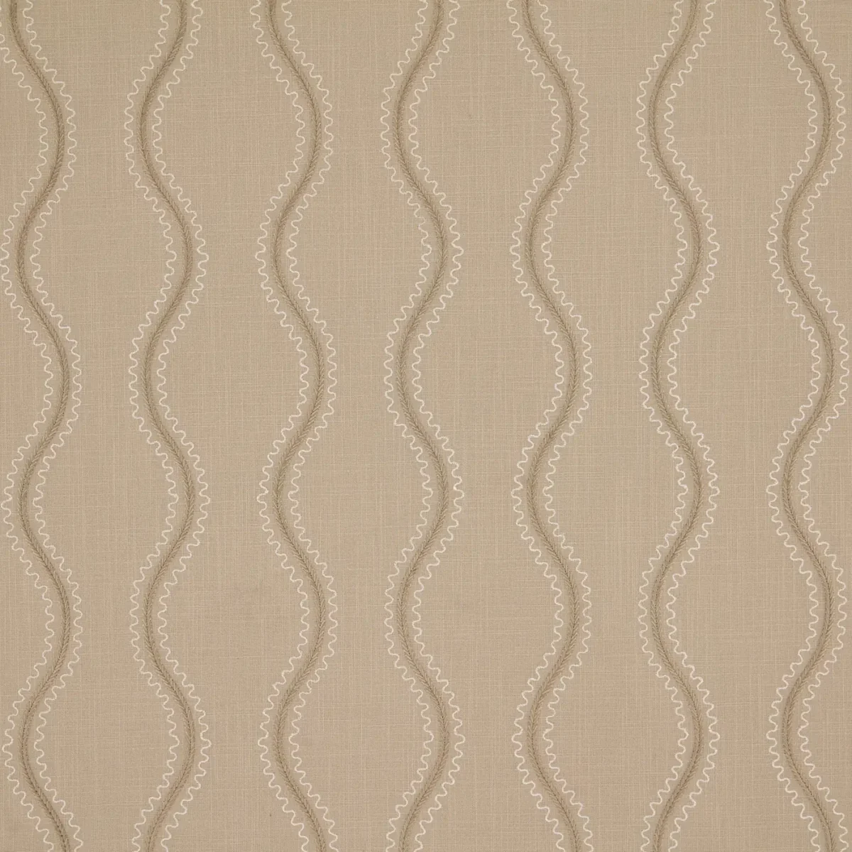 Riverhead Fabric - Quaker by Riverhead Fabric from Warwick Hampton Weaves & Embroideries collection - brown misc embroideried