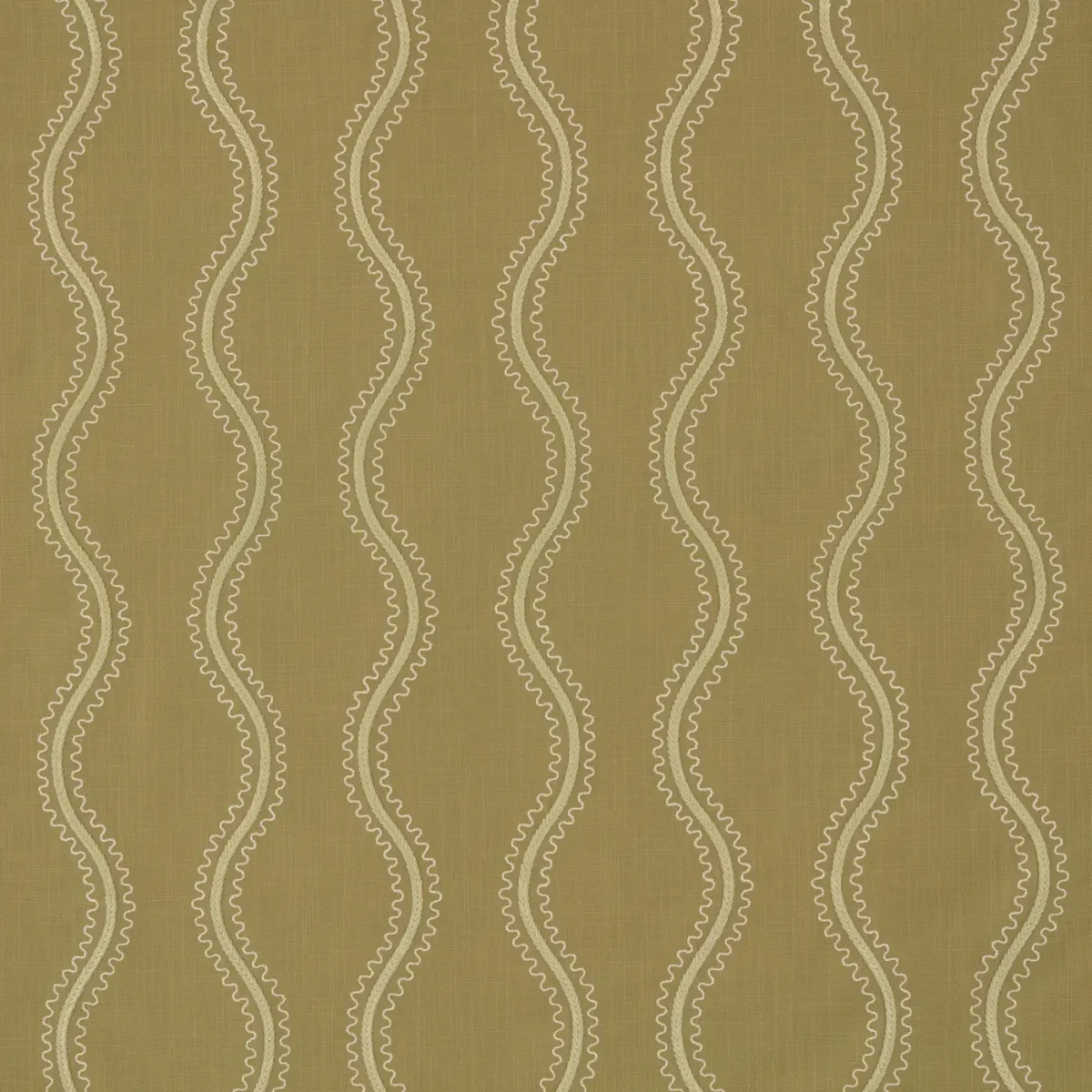 Riverhead Fabric - Kelp by Riverhead Fabric from Warwick Hampton Weaves & Embroideries collection - green misc embroideried