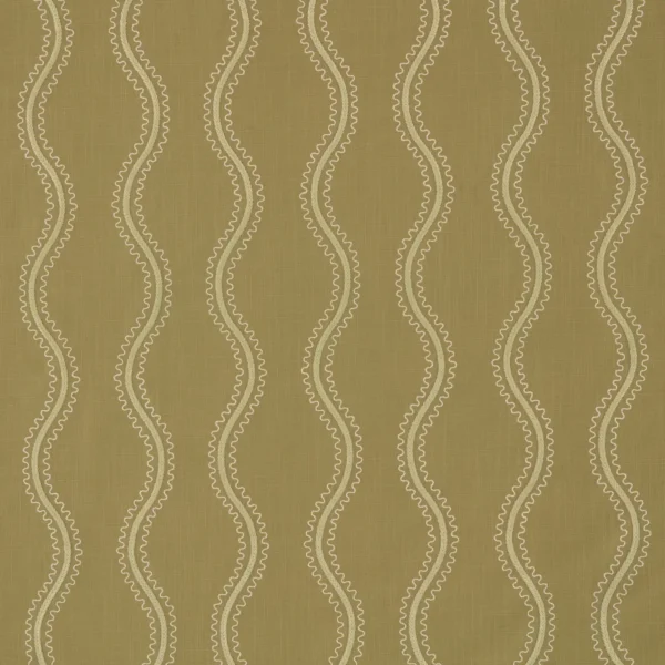 Riverhead Fabric - Kelp by Riverhead Fabric from Warwick Hampton Weaves & Embroideries collection - green misc embroideried