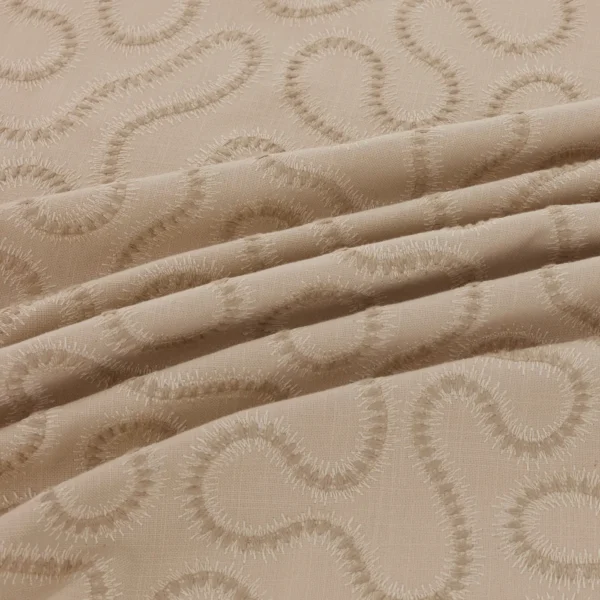 Orient Fabric from Warwick Hampton Weaves & Embroideries collection - neutral misc embroideried