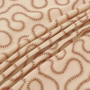 Orient Fabric from Warwick Hampton Weaves & Embroideries collection - red misc embroideried