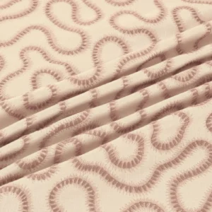 Orient Fabric from Warwick Hampton Weaves & Embroideries collection - pink misc embroideried