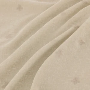 Bumblebee Fabric from Warwick Hampton Weaves & Embroideries collection - neutral animal embroideried
