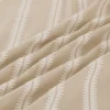 Meschutt Fabric from Warwick Hampton Weaves & Embroideries collection - neutral striped embroideried