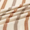 Meschutt Fabric from Warwick Hampton Weaves & Embroideries collection - red striped embroideried