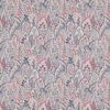 Hitherhill Fabric from Warwick Hampton Prints collection - red botanical printed